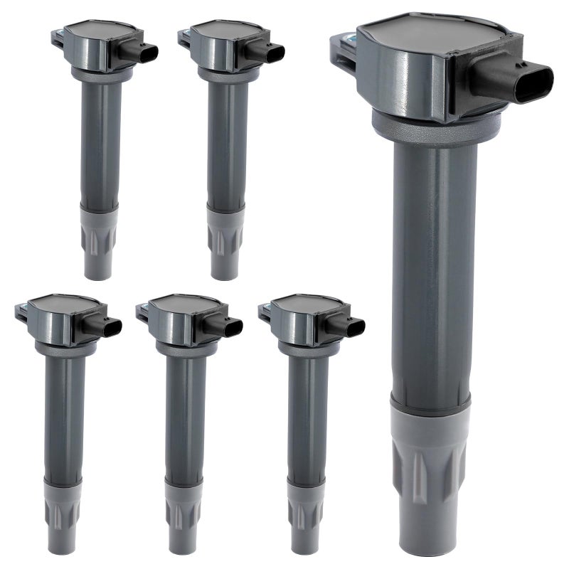 HQPASFY Ignition Coil Packs, Compatible with 2006-2011 Dodge Charger/Challenger/Avenger/Nitro/Caravan, Chrysler Town & Country/300/Sebring & More, Replaces# 4606869ab, 4606869AA, UF502 (6 pcs) - Image 1
